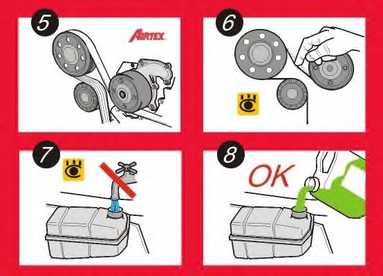 AIRTEX 1797 Water Pump